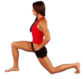 Hip flexor stretch