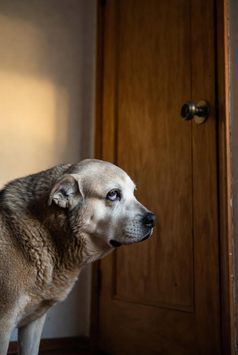 Old Dog at Door